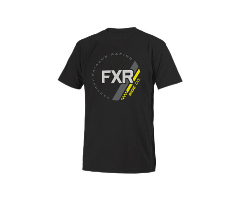 Футболка FXR Ride CO Black/Hi Vis 202073-1065 (2XL)