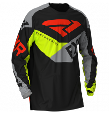 Джерси FXR PODIUM MX Black/Grey/Hi Vis/Nuke Red L
