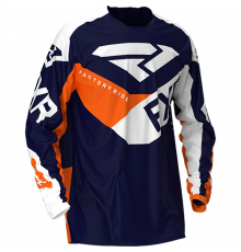 Джерси FXR PODIUM MX JERSEY Midnight/White/Orange 203301-4701 