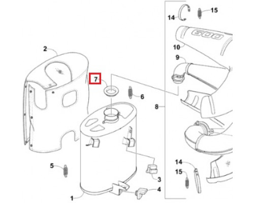 1612-323 Прокладка Глушителя Для Arctic Cat