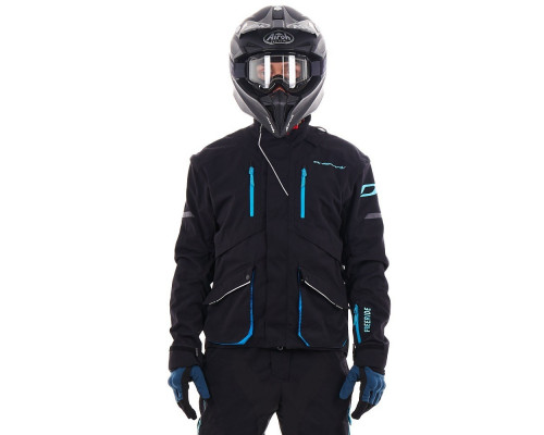 Куртка эндуро DRAGONFLY Freeride Black-Blue 400150-23-340 