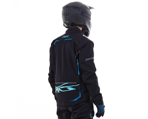 Куртка эндуро DRAGONFLY Freeride Black-Blue 400150-23-340 