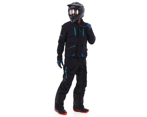 Куртка эндуро DRAGONFLY Freeride Black-Blue 400150-23-340 