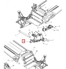 1019665 Лонжерон Левый Нижний Для Polaris AXYS