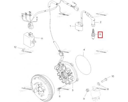 3070172 Свеча Зажигания NGK 6962 BKR6E Для Polaris 3084997, 3087257