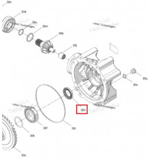 AT-705501996 Сальник Редуктора Для BRP Can Am RENEGADE, OUTLANDER 705500751, 705501196, 705501996