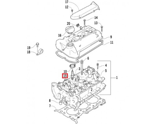 0217-719 Свеча Зажигания NGK 5477 KR8AI Для Arctic Cat Bearcat Widetrack