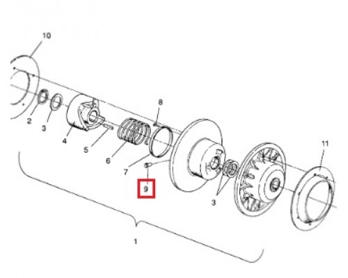 03-151-03T SPI Слайдеры Ведомого Вариатора Для Polaris 5430466