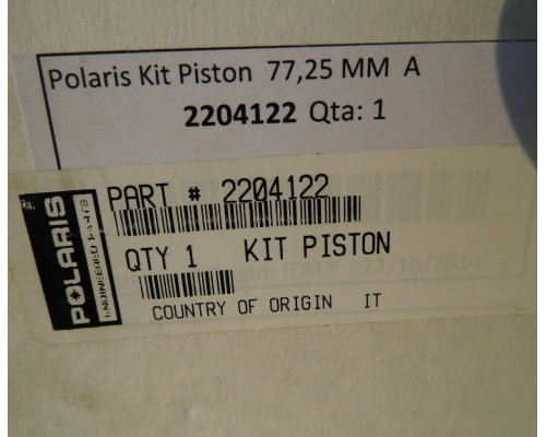 2204122 Поршень Для Polaris 2203899