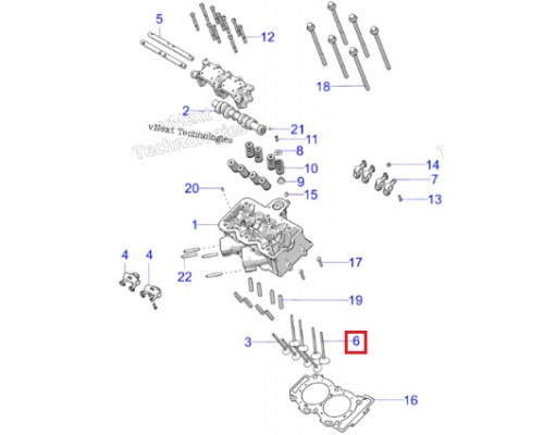 AU-09192I SPI Впускной Клапан Двигателя Для Polaris 850 3022099