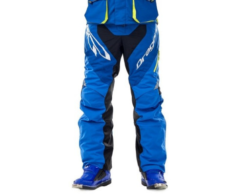 Штаны эндуро DRAGONFLY Freeride Blue-Yellow 400160-450 