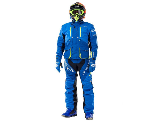 Штаны эндуро DRAGONFLY Freeride Blue-Yellow 400160-450 