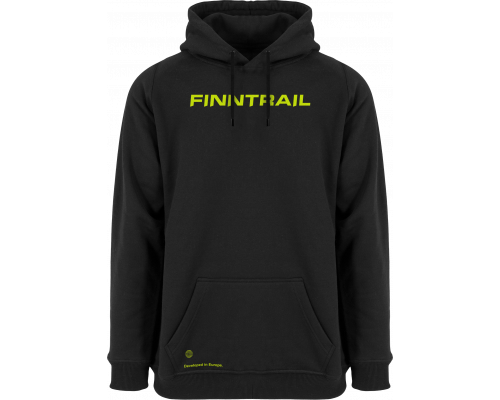 ТОЛСТОВКА ХУДИ FINNTRAIL H-LOGO, black, размер XL