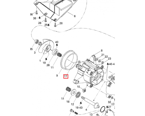 008-640-01 WSM Кольцо уплотнительное корпуса водомёта BRP Sea-Doo 293250084