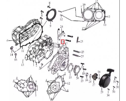 sn-000107 Kost Gasket Прокладка Крышки Магнето Для РМ 5051B026, 0120592