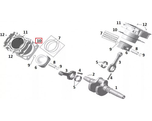 sn-000110 Kost Gasket Прокладка Цилиндра Для РМ 21040408901, 0120421