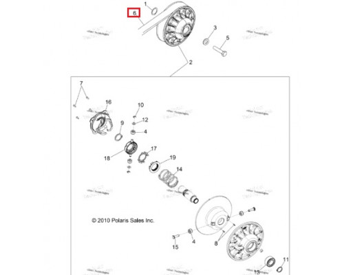 11121 OPTIBELT Ремень Вариатора Для Polaris RZR 3211148, 3211142