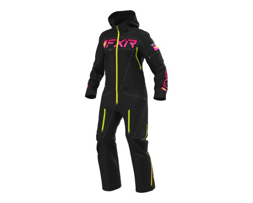Комбинезон Женский FXR Ranger Instinct без утеплителя Black/Raspbry Fade/Hi Vis 222914-1028 (2)