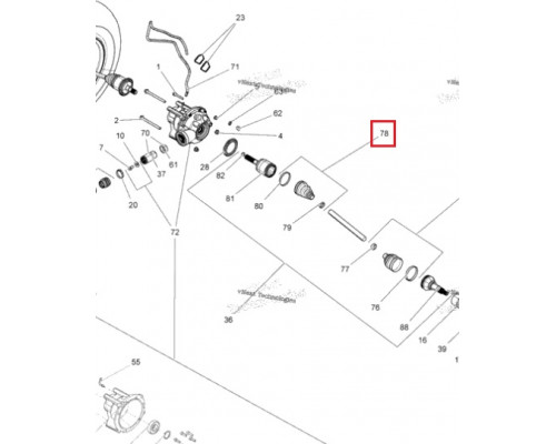 BD-705401346 BD Пыльник Привода Для BRP Can Am 705401346