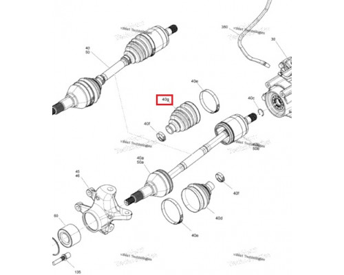 BD-705401355 BD Пыльник Привода Для BRP Can Am 705401355