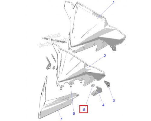 SM-12810 SPI Кольцо Уплотняющее 10 ШТ Для Polaris 5433833