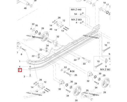 21-5157-1-01-01 GARLAND Склиз Черный Для Ski Doo 560102200