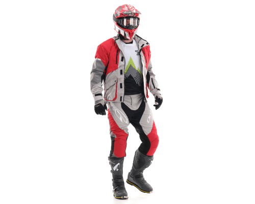 Куртка эндуро DRAGONFLY Freeride Grey-Red 400150-20-920 