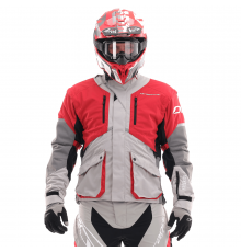 Куртка эндуро DRAGONFLY Freeride Grey-Red 400150-20-920 
