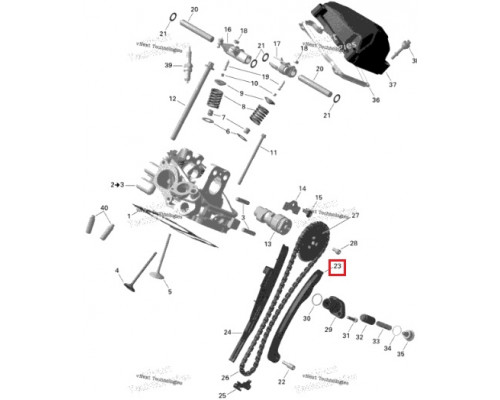 AT-MZ1117 MIZASHI Башмак Натяжителя Цепи ГРМ Для BRP Can Am 420436017
