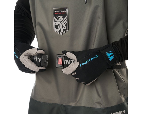 1524 FINNTRAIL Вейдерсы WADEMAN серый (Grey) размер XL
