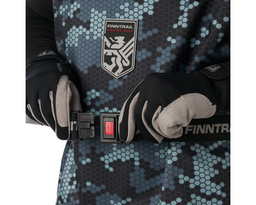 1525 FINNTRAIL Вейдерсы ENDURO камуфляж серый (Camo grey) размер LK