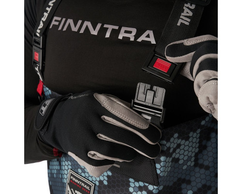 1525 FINNTRAIL Вейдерсы ENDURO камуфляж серый (Camo grey) размер LK