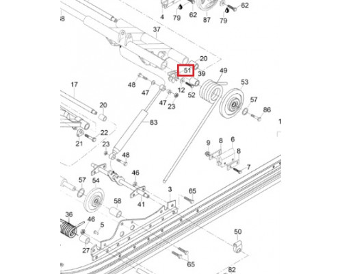 04-299 SPI Упор Пружины Задней Подвески Левый Для Ski Doo 572030800