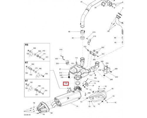 SM-02029 SPI Уплотнительное Кольцо Глушителя Для Ski Doo 514053677