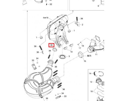 SM-02029 SPI Уплотнительное Кольцо Глушителя Для Ski Doo 514053677