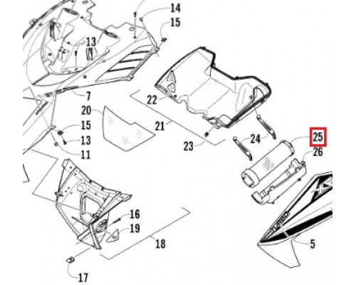 2670-265 Воздушный Фильтр Для Arctic Cat