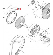 417225071 Венец Стартера Для Ski Doo 417222952, 417223739