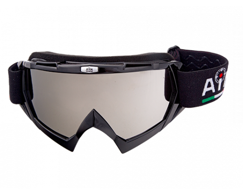 Очки Кроссовые AiM Black Glossy 634-100