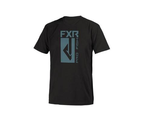 Футболка FXR Hook'd Black/Steel 202069-1003 