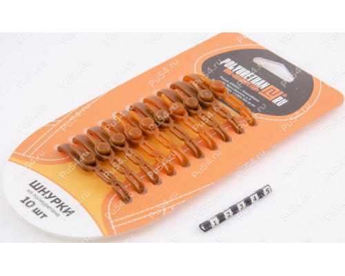 33-21-033 ПОЛИУРЕТАН Шнурки Для Обуви «Супер Шнурки» (Красный)