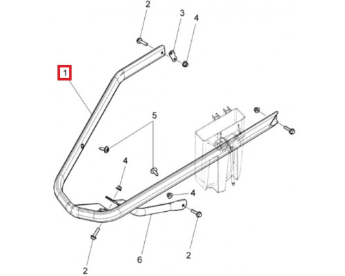 2880486-133 Бампер Передний Белый Для Polaris AXYS