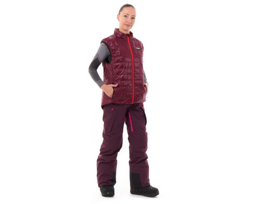 Жилет утеплённый DRAGONFLY VEST 100 Burgundy 360200-23-222 