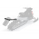 2880993-458 Бампер Задний Extreme Черный Для Polaris AXYS