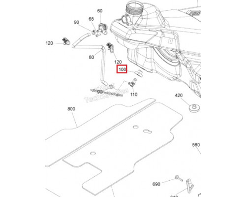 709200285 Втулка резиновая Can-Am/Ski-Doo 709200285