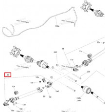 BD-703500989 Карданный вал задний для квадроциклов Can-Am OUTLANDER G2 XMR 1000 705501720/703500859/703500927/703500989