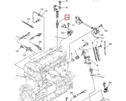 92038 NGK Свеча Зажигания LFR7A Для Yamaha LFR-7A000-00-00