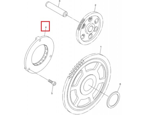 8GL-15590-00-00 Муфта Обгонная Электростартера Для Yamaha 8ES-15590-00-00