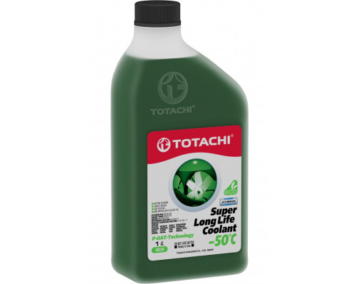 41701 TOTACHI Антифриз SUPER LONG LIFE COOLANT Green -50C Зеленый 1 Литр