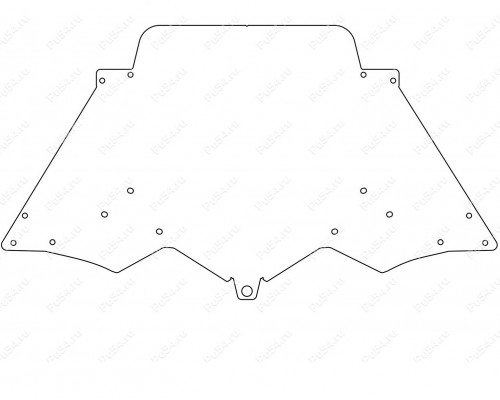 50-20-80024 ПОЛИУРЕТАН Низкое Ветровое Стекло Для Ski Doo 517306062, 860201258