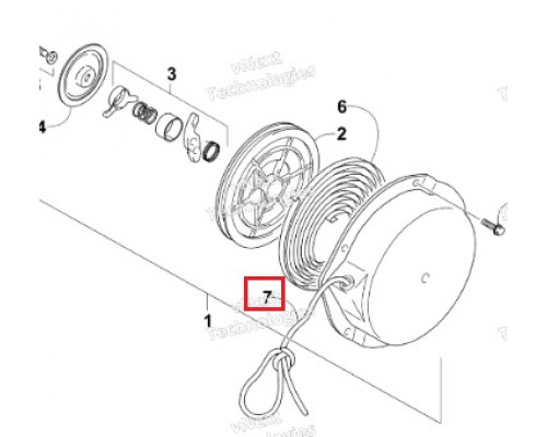 3006-889 Веревка Ручного Стартера Для Arctic Cat 3020-072